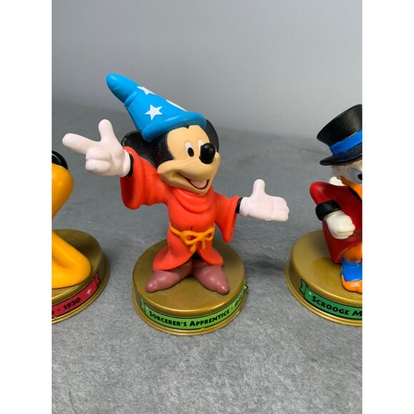Vintage Disney Mikey Mouse Donald Duck Pluto 100 Years of Magic Figurines Set - Picture 3 of 11